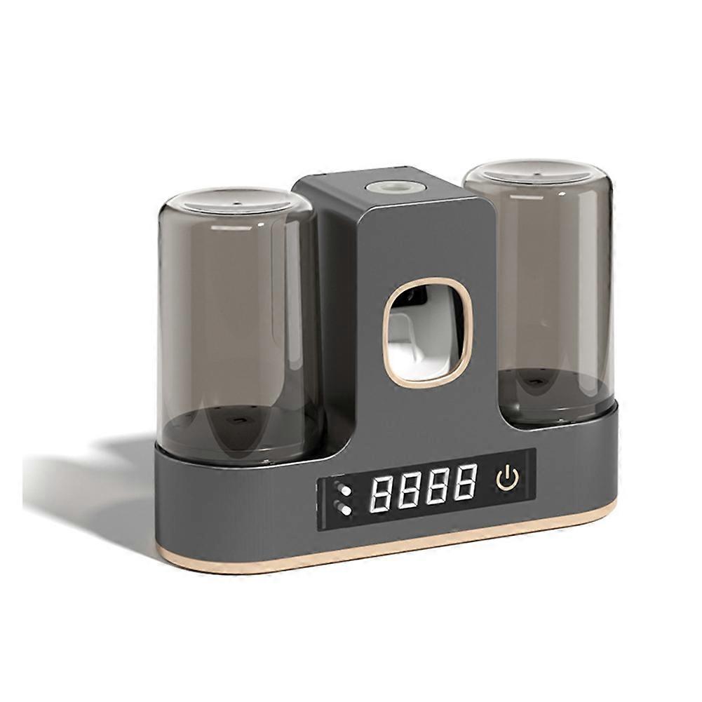 Multifunctional Toothbrush Holder Electric Toothbrush Holder Wall Mounted Toothbrush Storage EU Plug