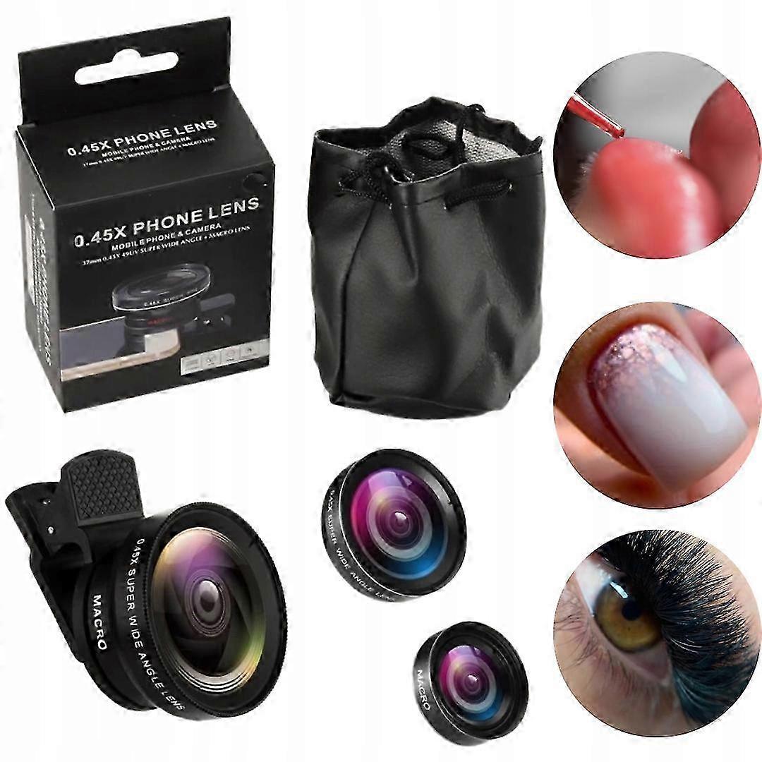 Macro Lens For A Phone 2in1 Phone Lens Macro Wide-angle Seol