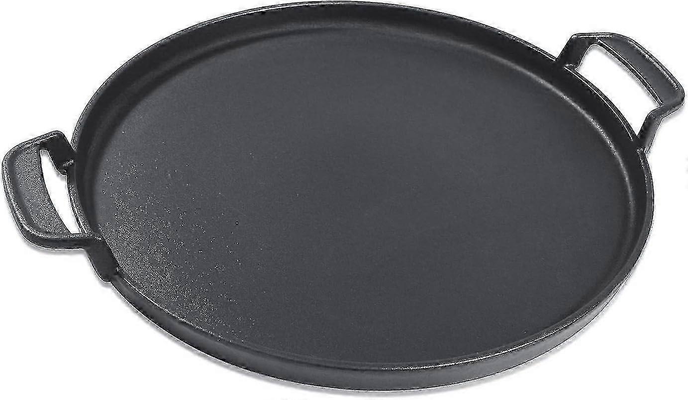 30cm round cast iron griddle for Weber One-Touch grill accessory