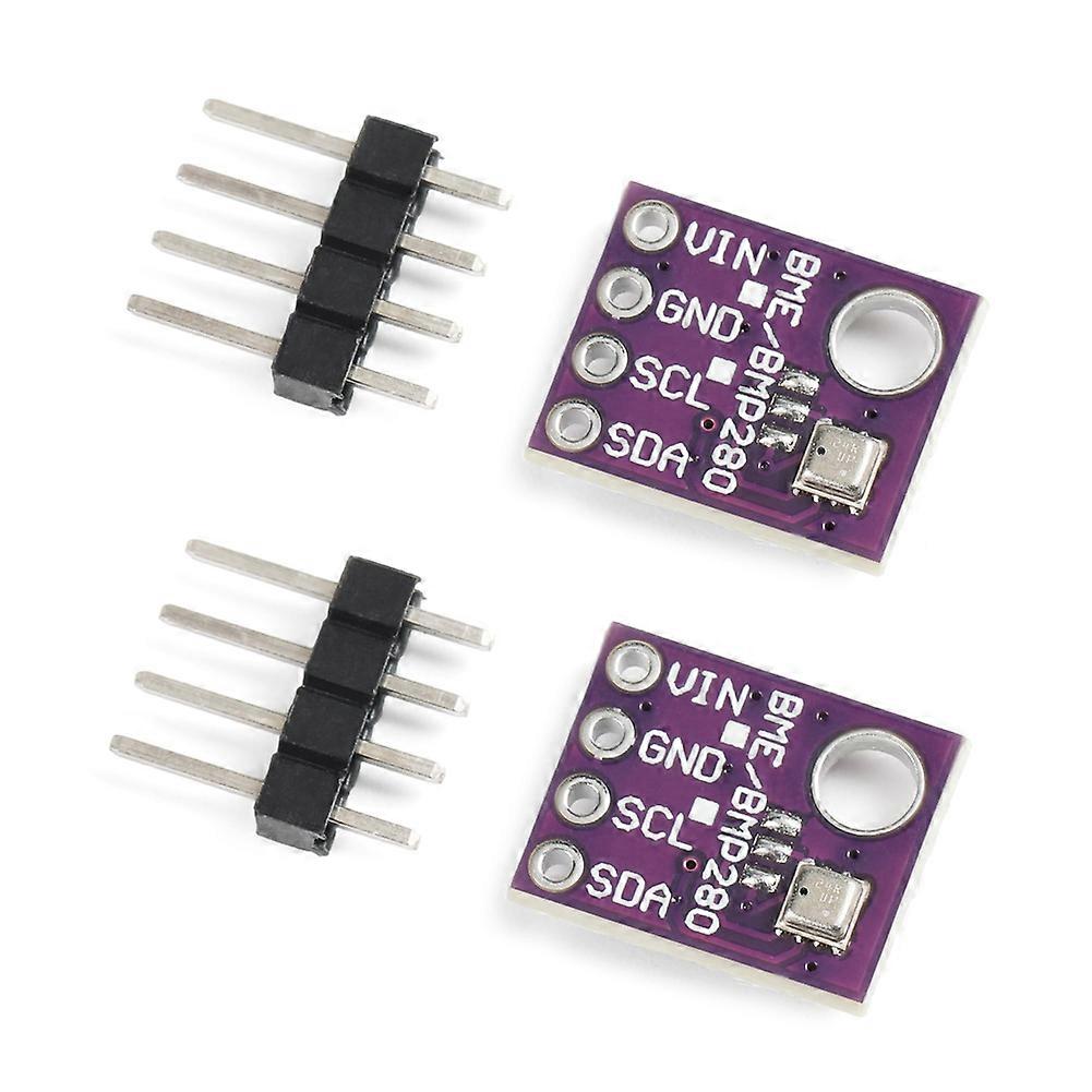2PCS BME280 5V Sensor Module Atmospheric Pressure Temperature Humidity Sensors I2C SPI Breakout GY-BME280