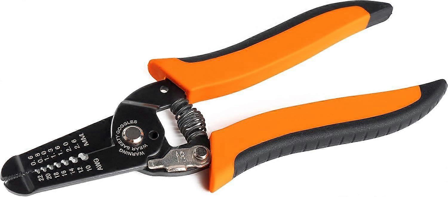 Wire stripper and cutter - Stripping tool for solid and stranded wires 22-10 AWG