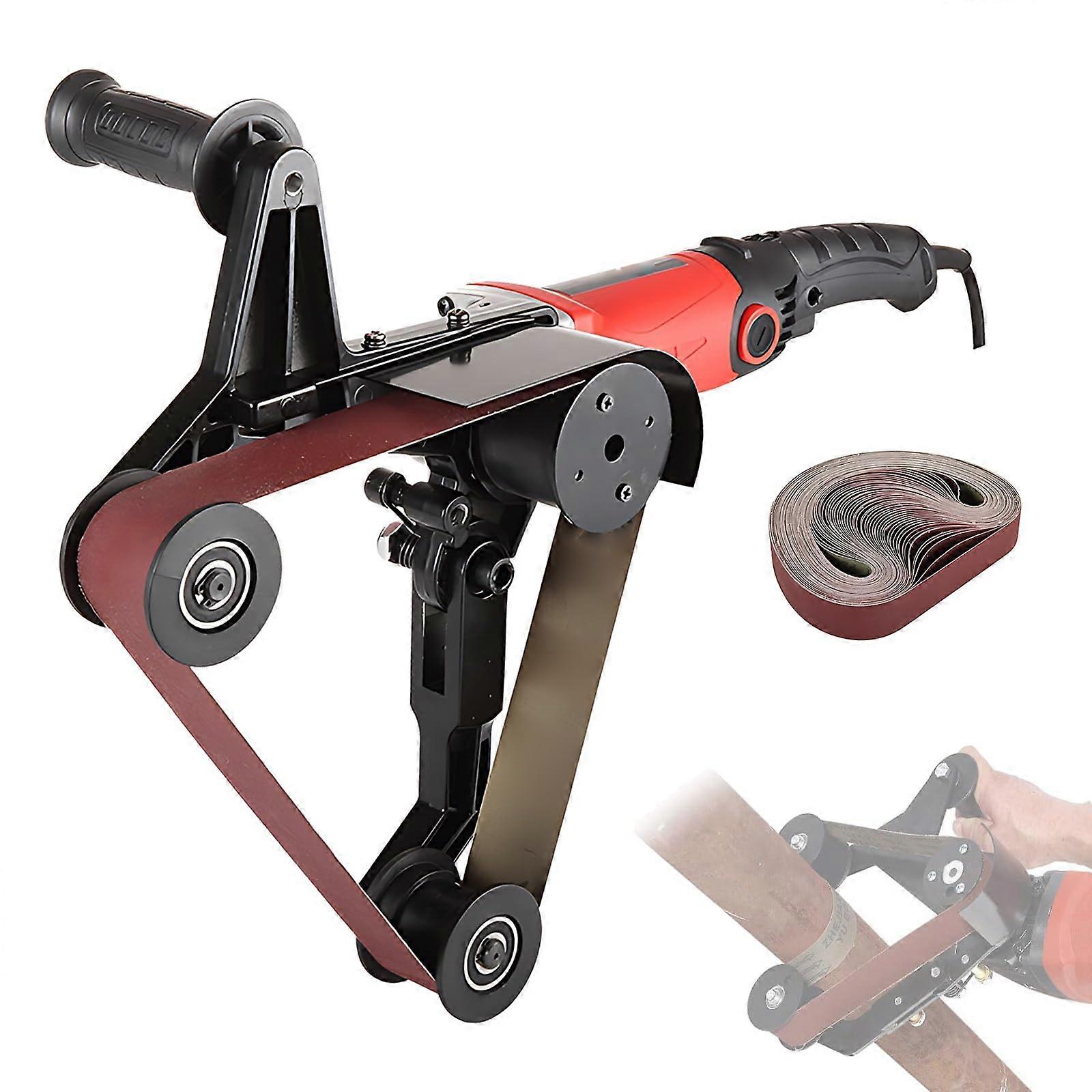 Professional Stainless Steel Pipe Polishing Machine with 6Speed Control and 50 Sanding Belts