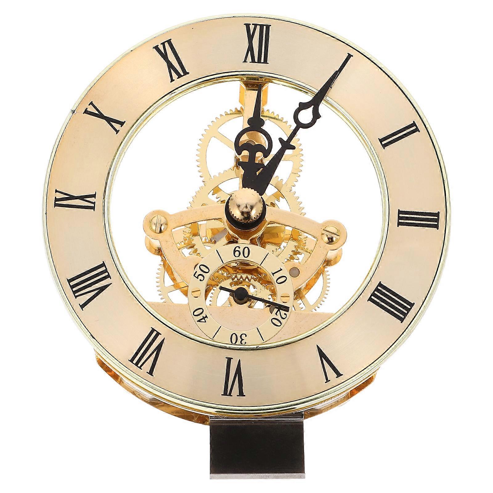 Clock Inserts Globe Design with Roman Numerals Clock Movement