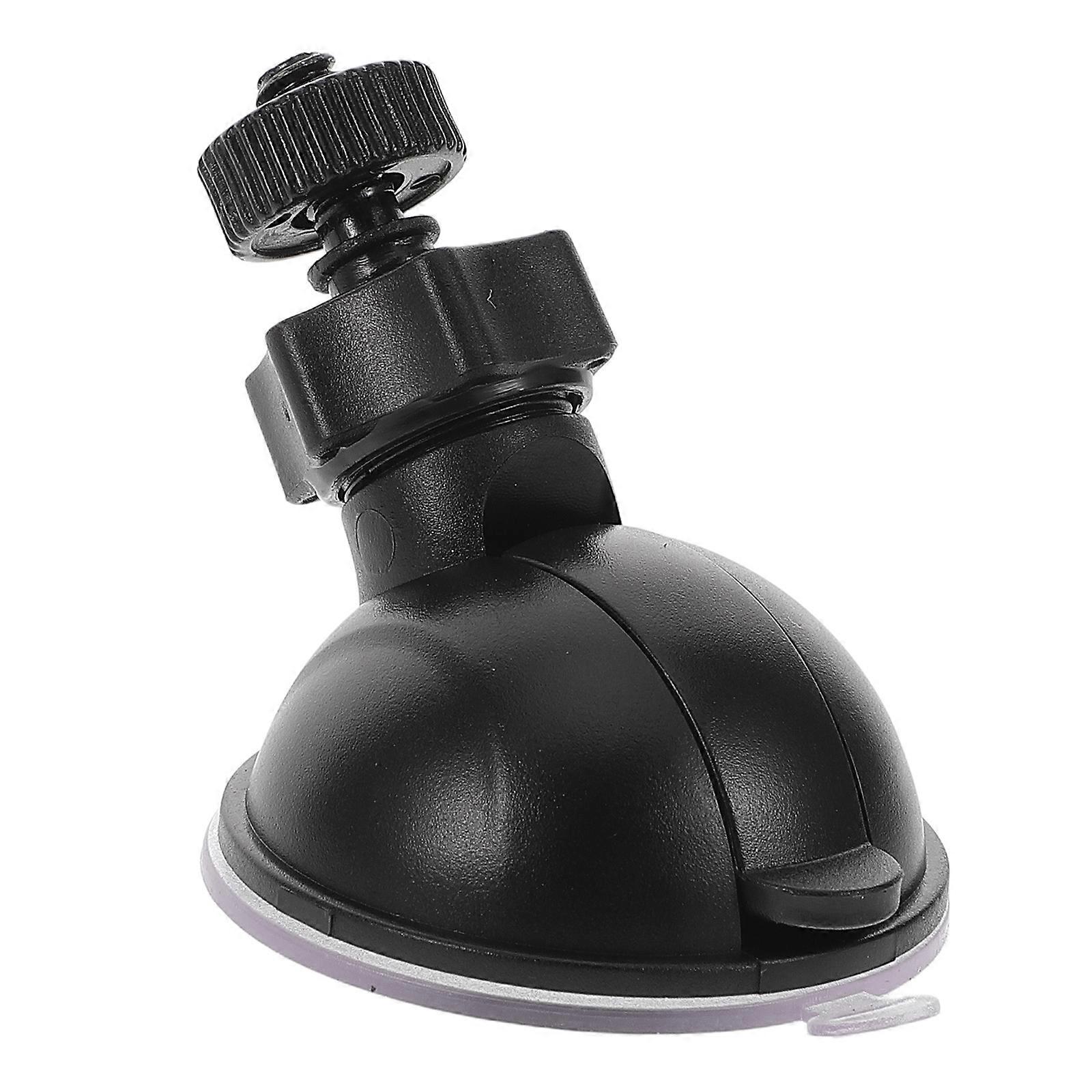 Black Car Camera Holder with Mini Ball Bracket Suction Cup Mount