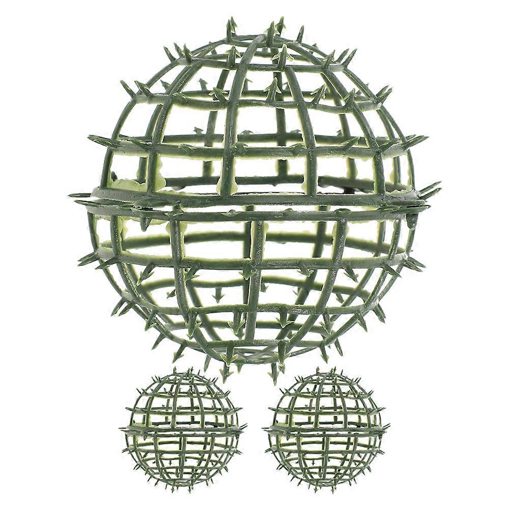 Artificial Plant Topiary Ball Support Frame for 3Pcs Flower Shelf