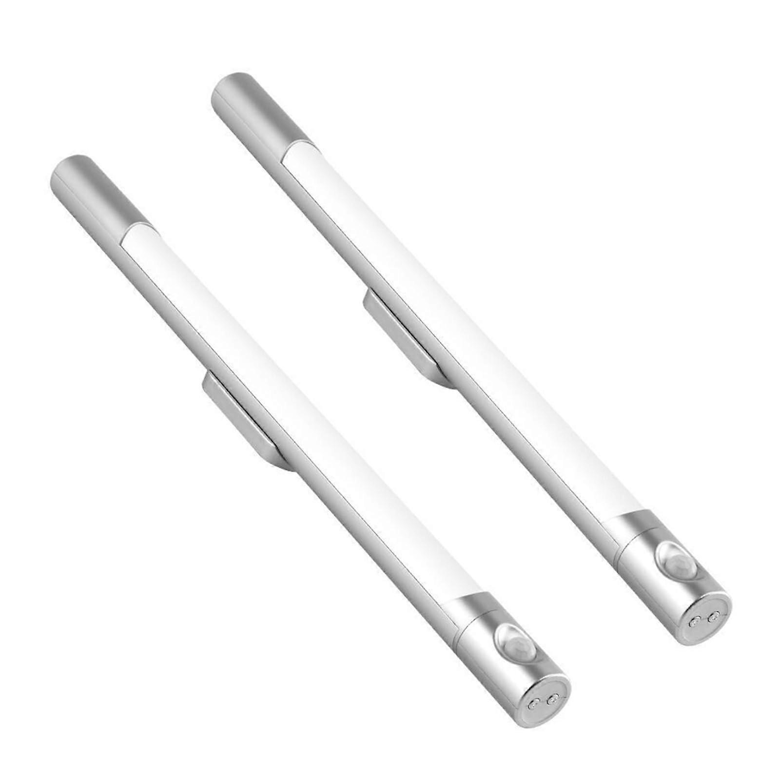 Under Cabinet Lighting LED Closet Lights with Motion Sensor, Dimmable 270° Rotating Magnetic Mount, 2 Pack