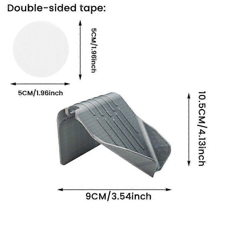 Automatic Drain Soap Dish Bathroom Sink Soap Bath Ball Storage Rack