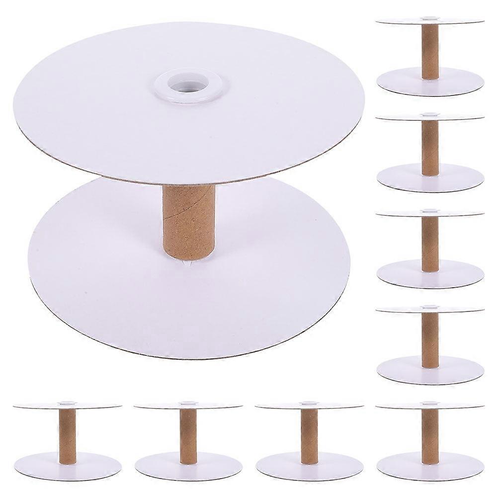 20Pcs Empty Wire Spools Removable Paper Sewing Spools Thread Spools Embroidery Weaving Bobbins