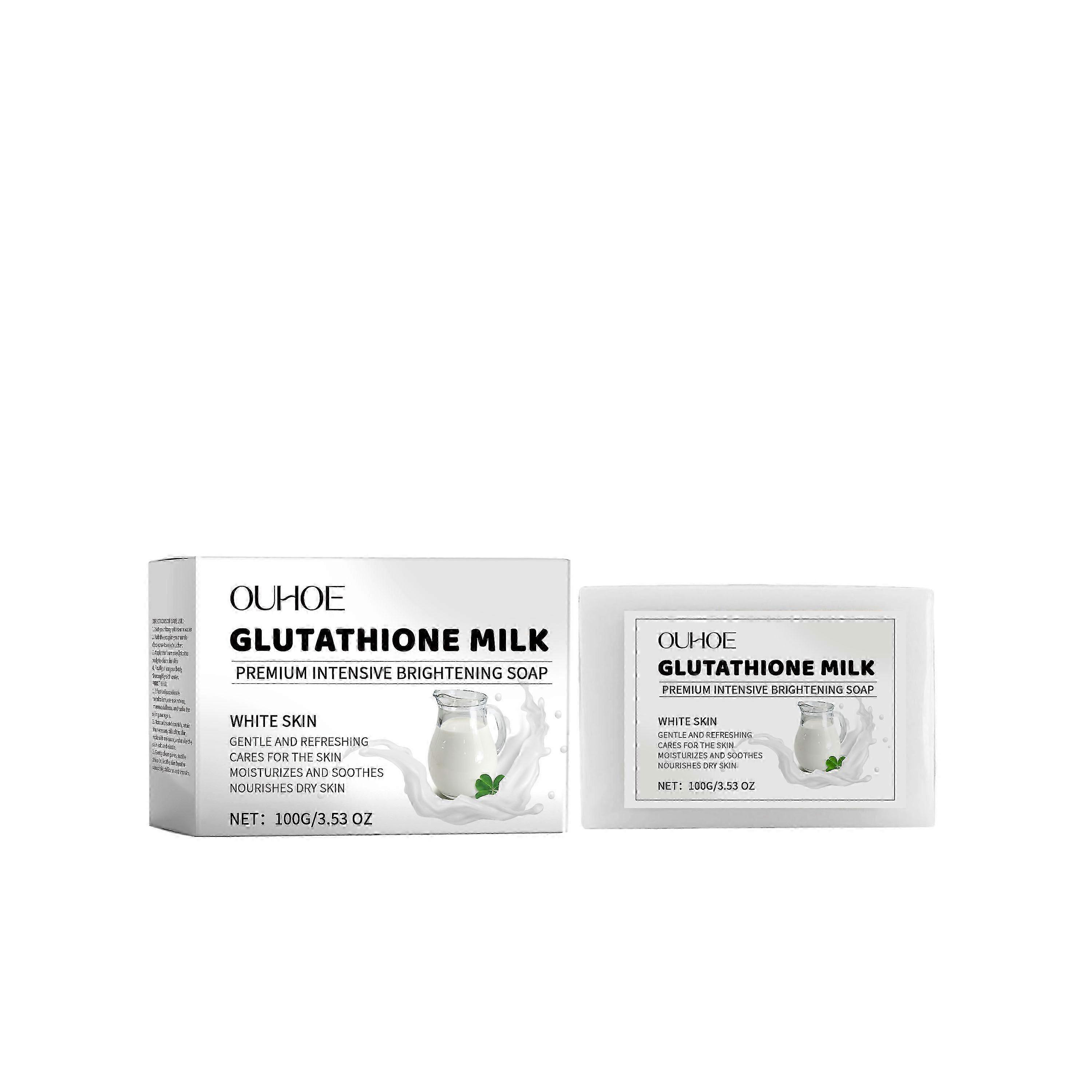 Milk Bath Soap - Gentle Cleansing & Moisturizing Body Soap with Glutathione & Vitamin C for Smooth Skin