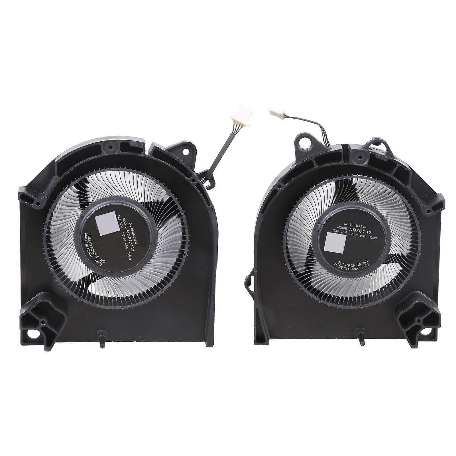 Metal CPU GPU Cooling Fan For G15 5530 2013 Laptop Fast Heat Reduction Smooth Quiet Functionality Multicolor