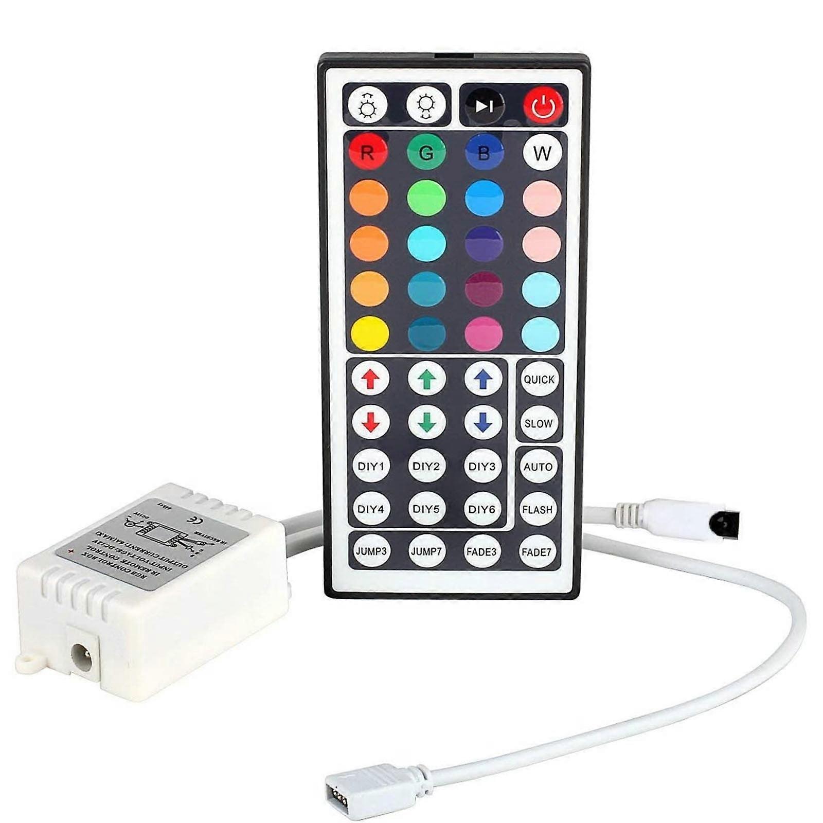 LED Strip Light controller 44 Key IR Infrared Wireless Remote with IR Receiver