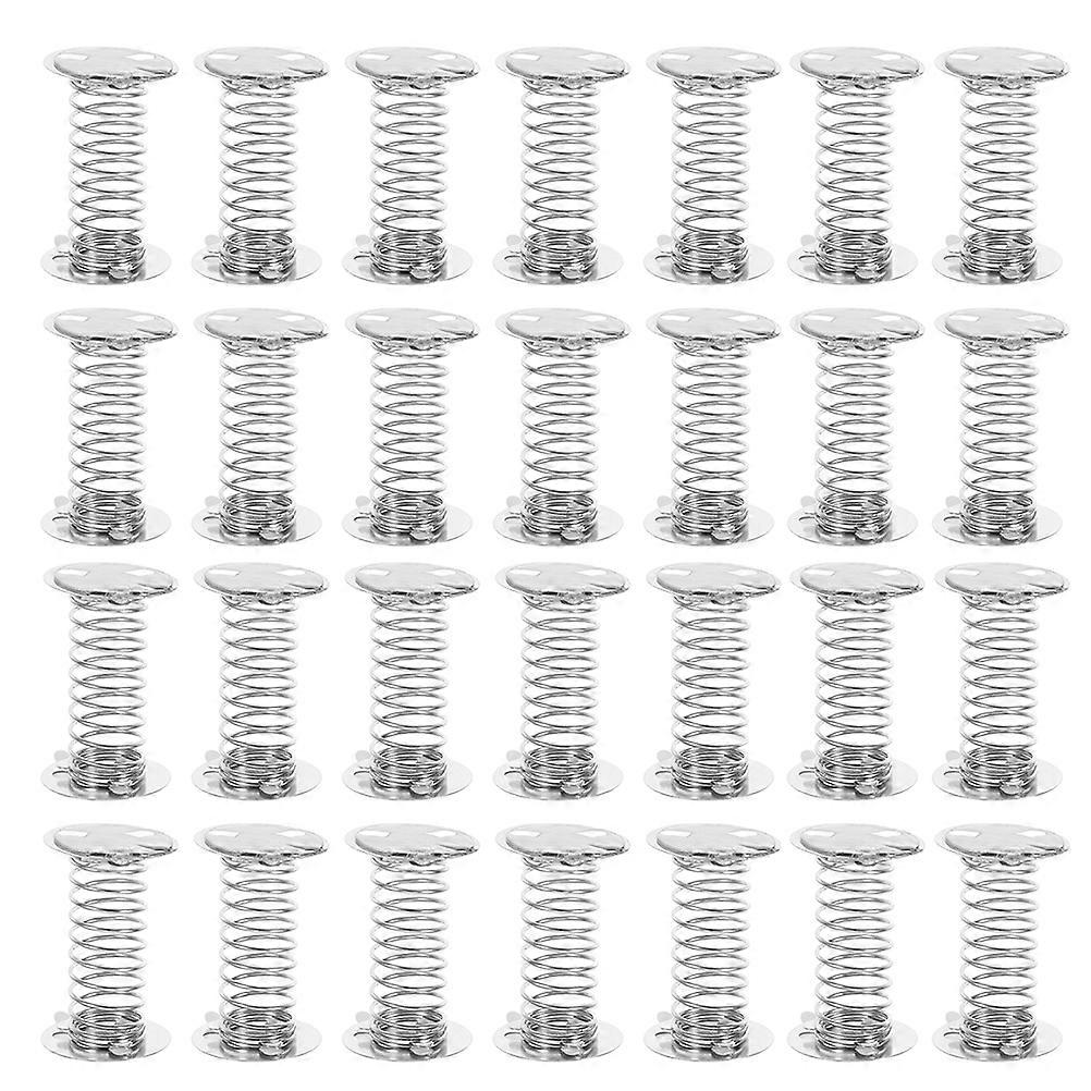 Wobble Spring Base for Car Dashboard Doll Mount Silver 40Pcs Pack