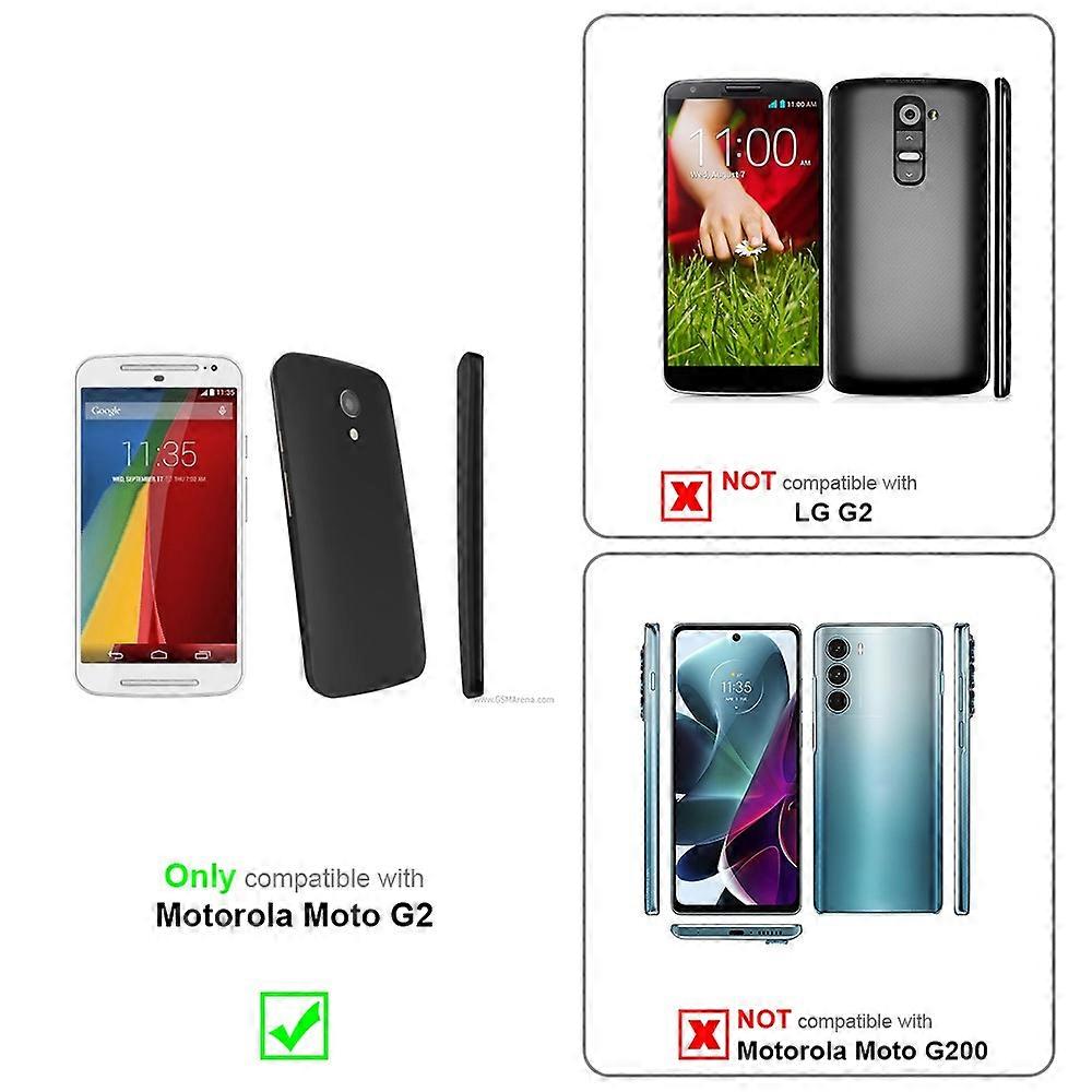 Motorola MOTO G2 Protective Case TPU Case - Matte Metallic Design