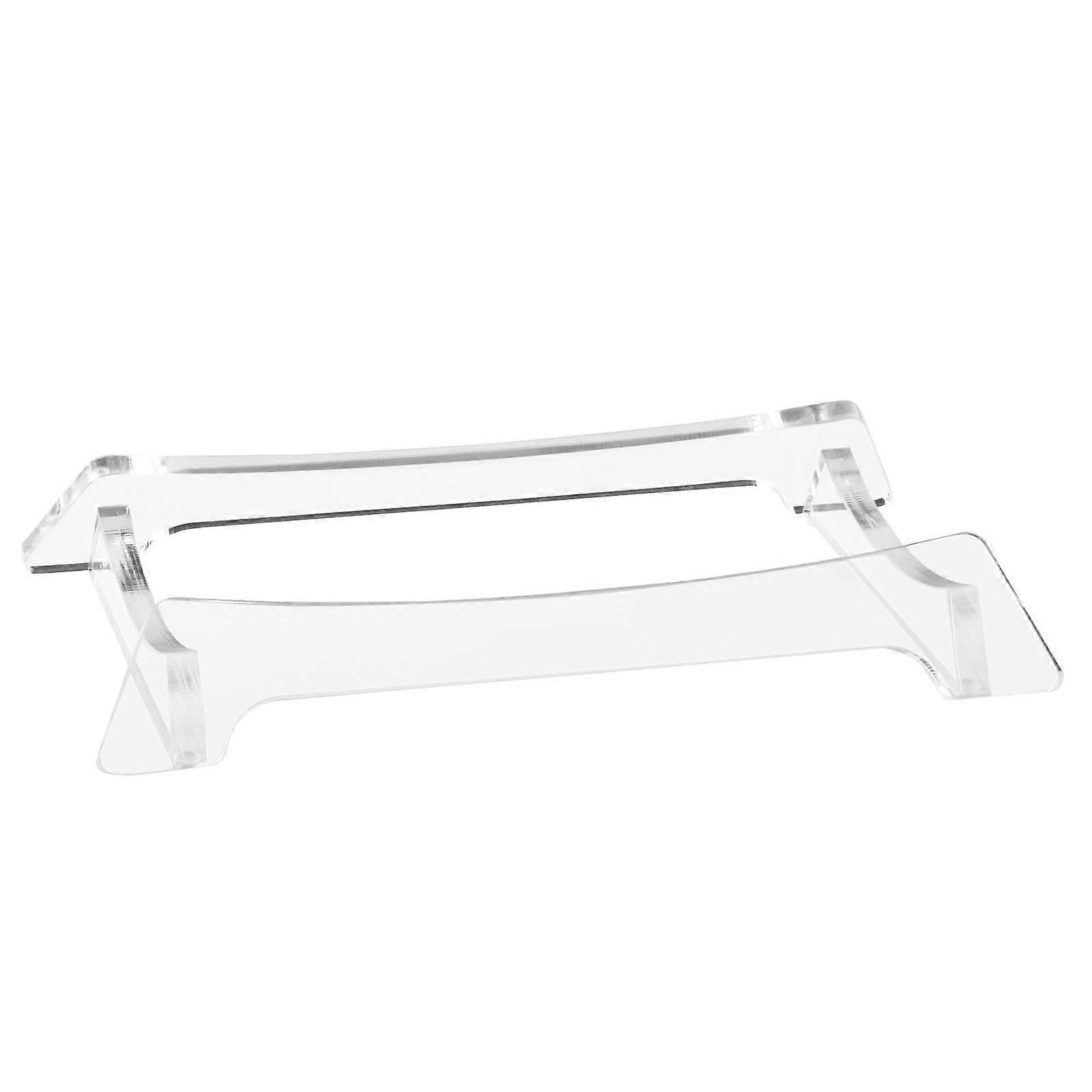 Acrylic Desktop Stand For 5/6 Portable Speakers, Clear Transparent, Modern Design, Sound Enhancing
