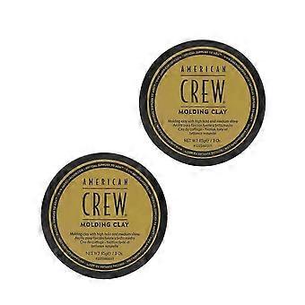 2er-Pack American Crew Modelliermasse 85 g Transparent