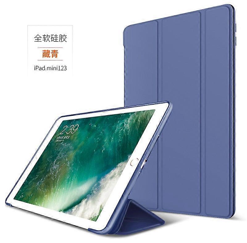 Case For Ipad 2/3/4 Blue Silicone Heat Dissipation Thin Light Full Soft