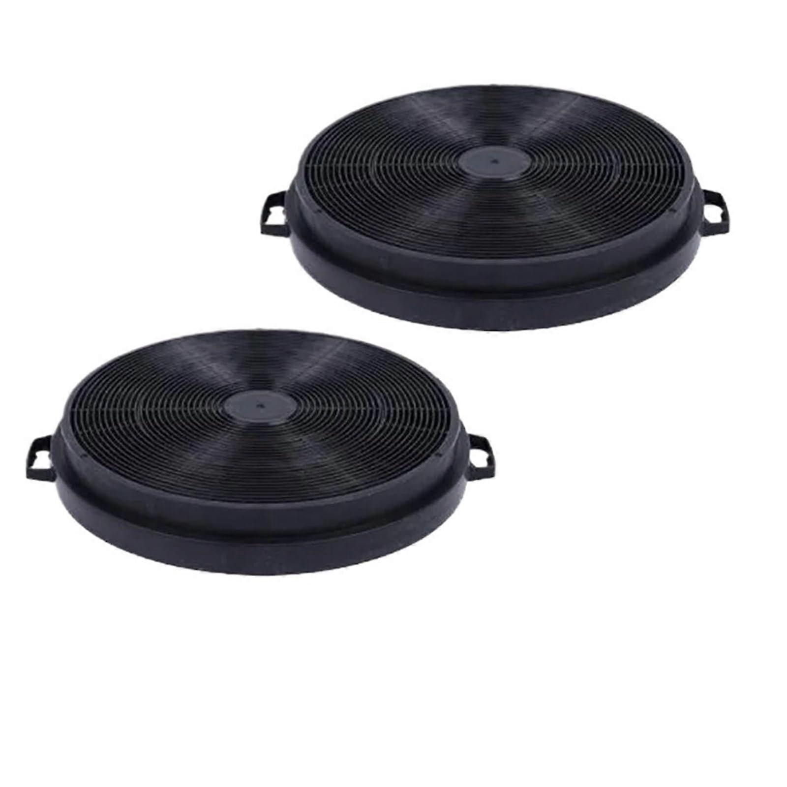 205x30mm 2 Pack Activated Carbon Kitchen Range Hood Filter Odor Absorption Easy Install