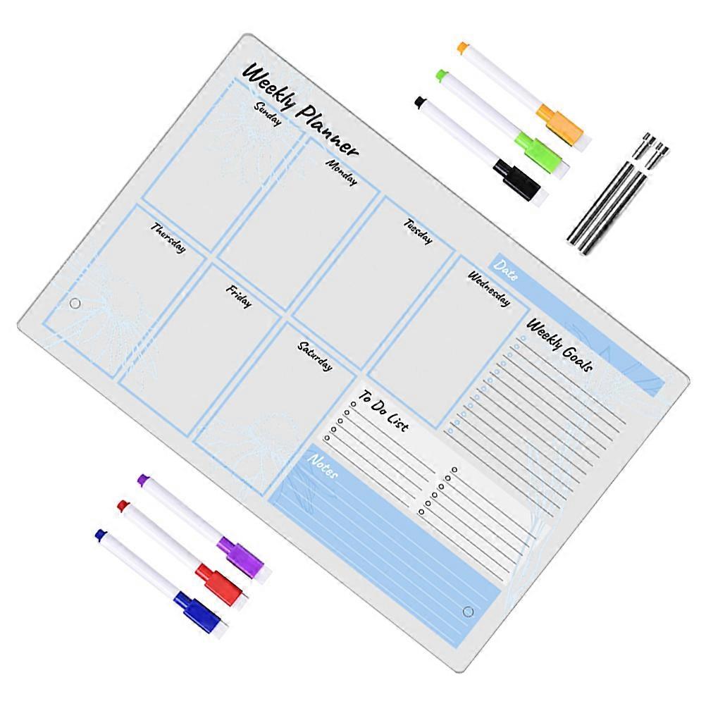 Multi-Function Acrylic Writing Board for Office with 1Set Clear Memo Board