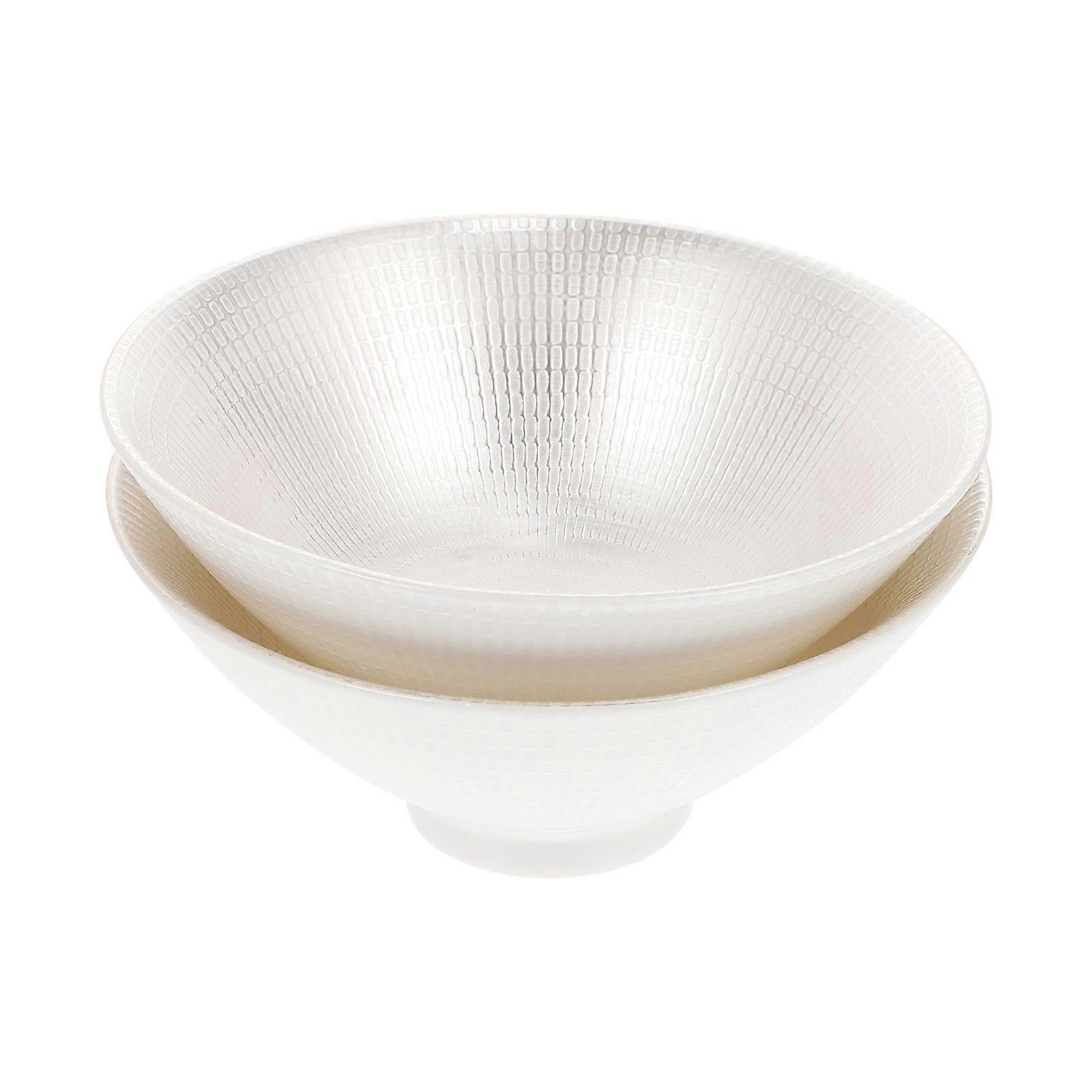 Gilt Silver Tea Bowls Ceramic Hat Cups for Drinking 2Pcs