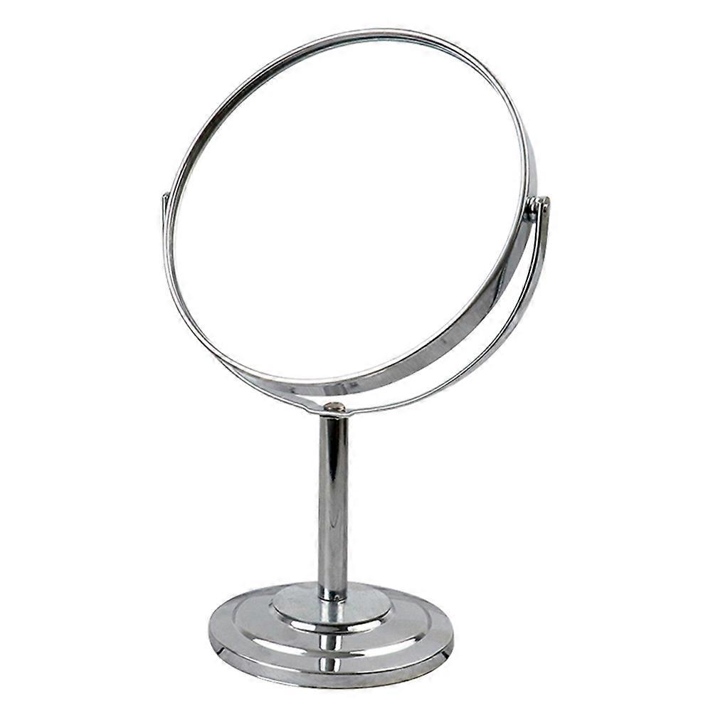 10X Magnifying Makeup Mirror Double Sided Tabletop Mirror 1Pcs Silver