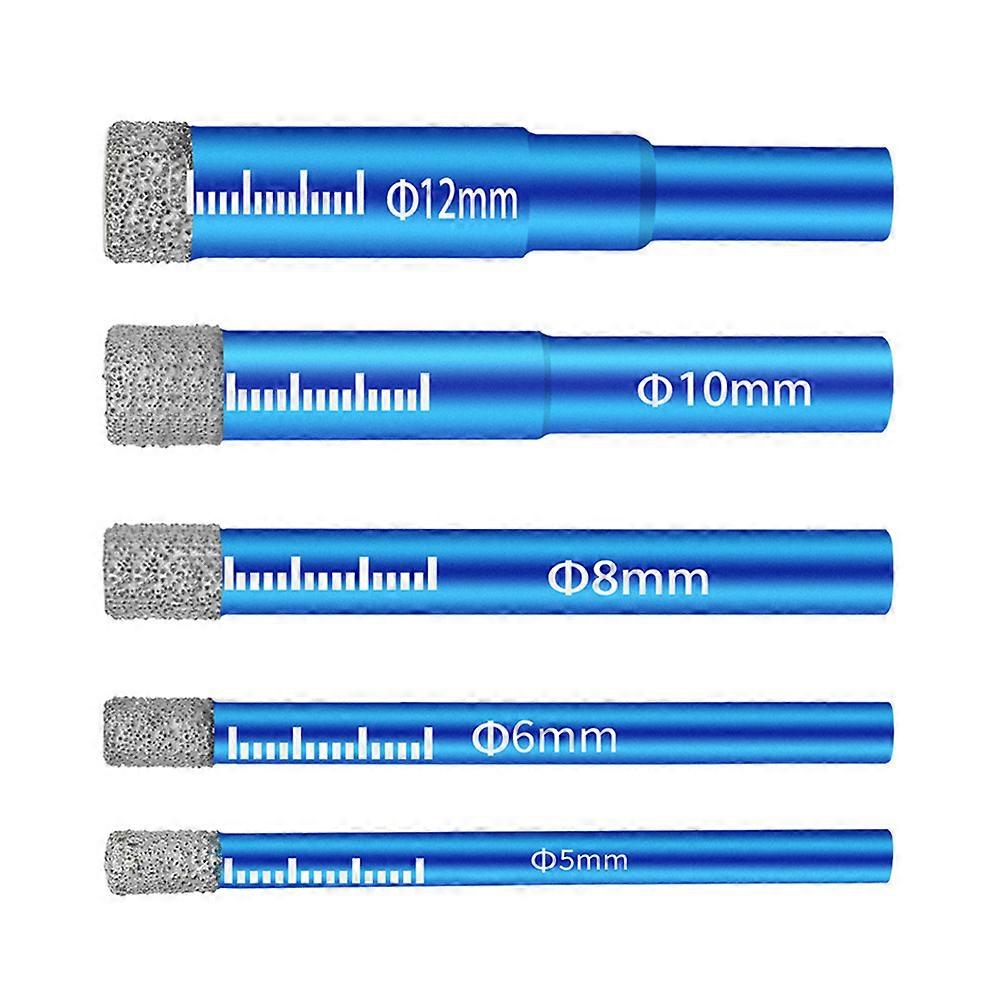 Tile Drill Bits Dry Drill Bit for Repairing Use Hole Saw Kit 3Sets