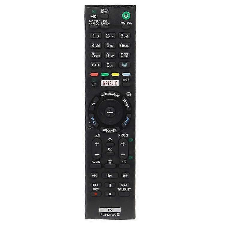 RMT-TX100D Compatible For Sony TV Battery Powered Smart Remote Control Replacement