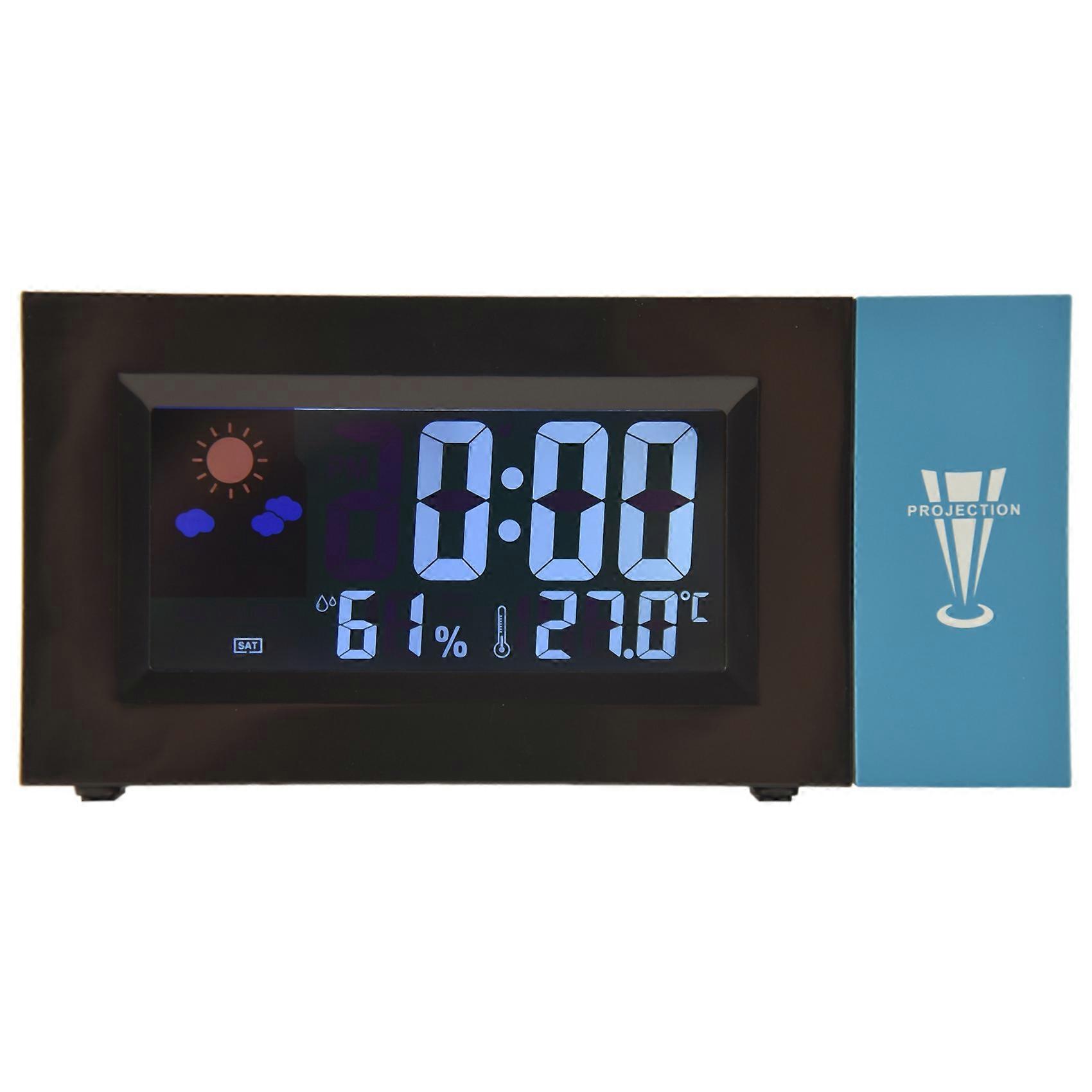 Projection Digital Alarm Clock Date Snooze Function Adjustable Angle Backlight Projector Led Clock with Time Projection