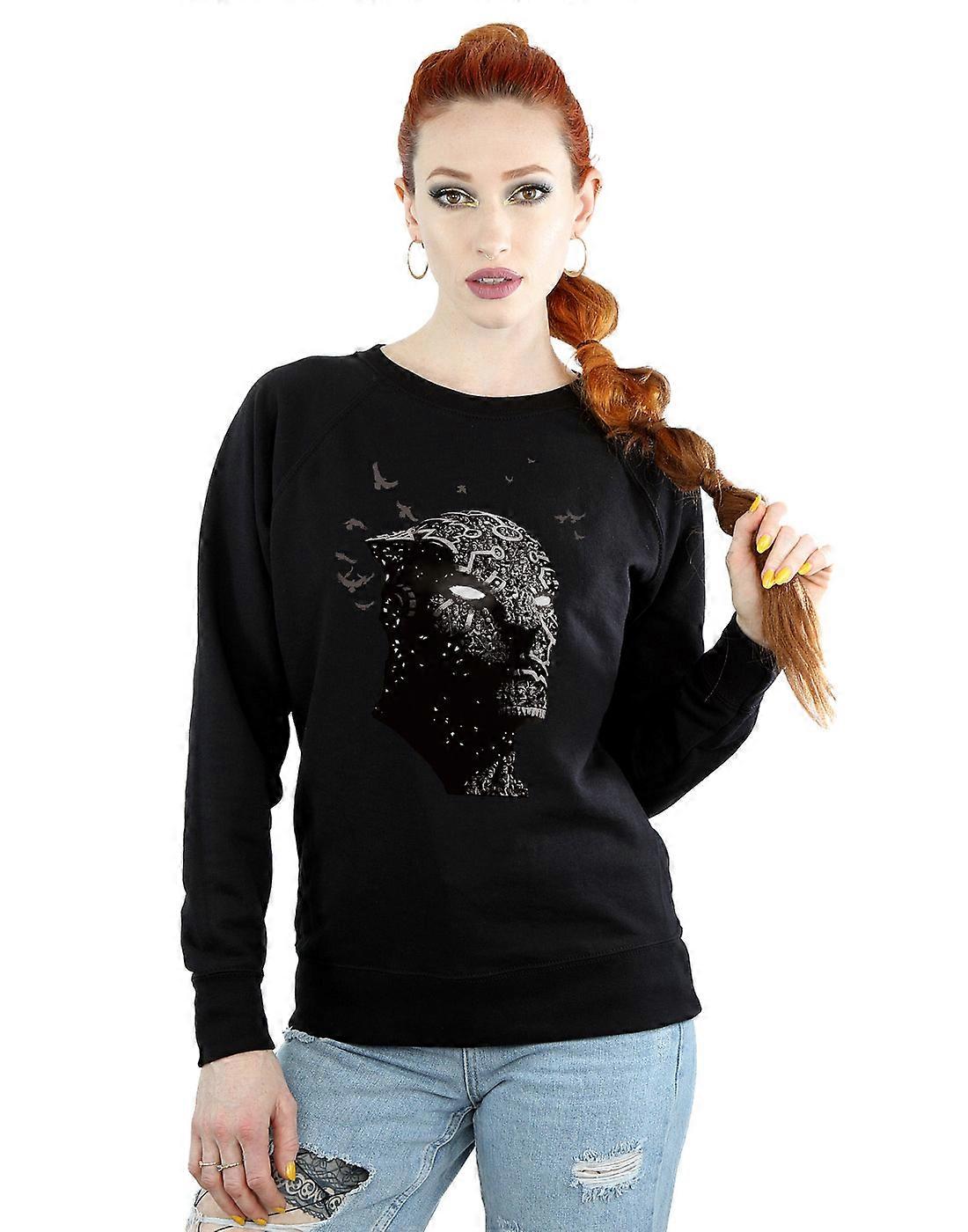 Marvel Women's Black Panther Tribe Mask Sweatshirt