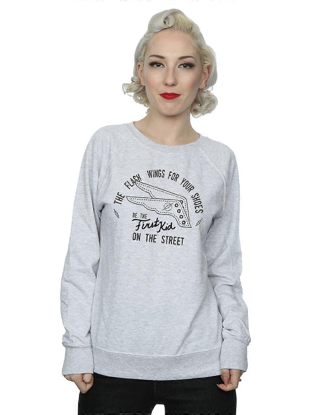DC Comics Women's Flash Shoes Sweatshirt