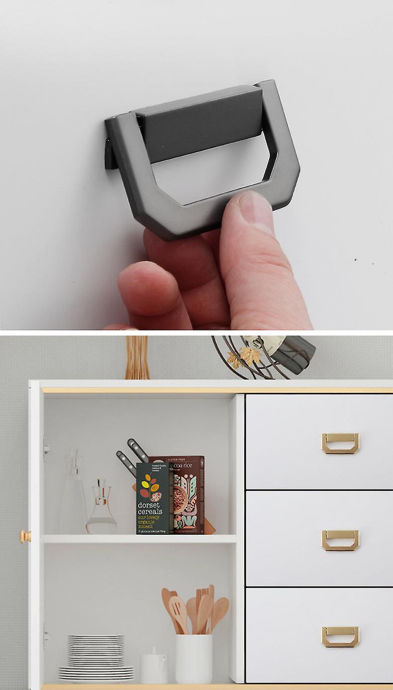 خزانة الباب صندوق من درج مخفية هوك مقبض غير مرئي سبائك الزنك خزانة مقبض الباب