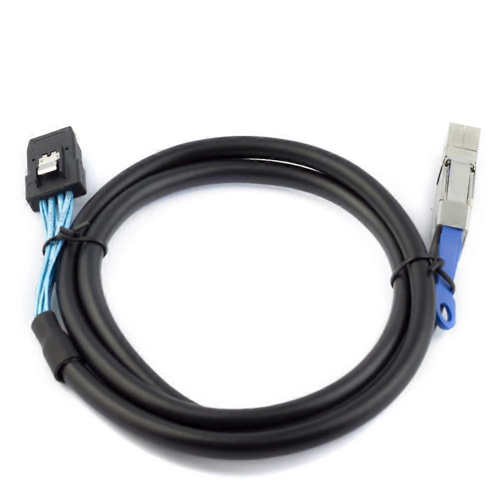 Mini SAS HD SFF8644 to SFF8087 0.5m Black Cable for Speed Secure Server Connection