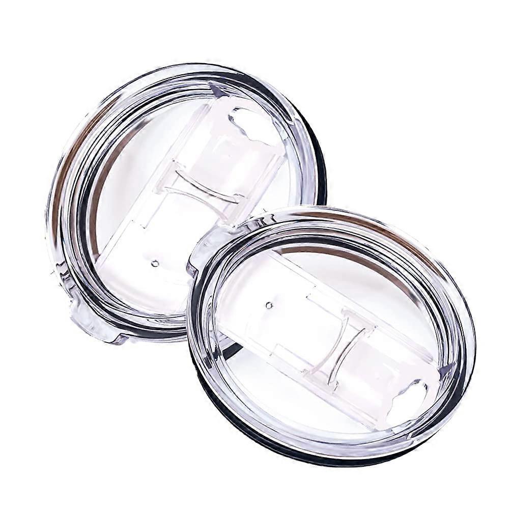 2 Pcs Spill Proof Tumbler Lid Replacement 30 oz Clear Splash Resistant