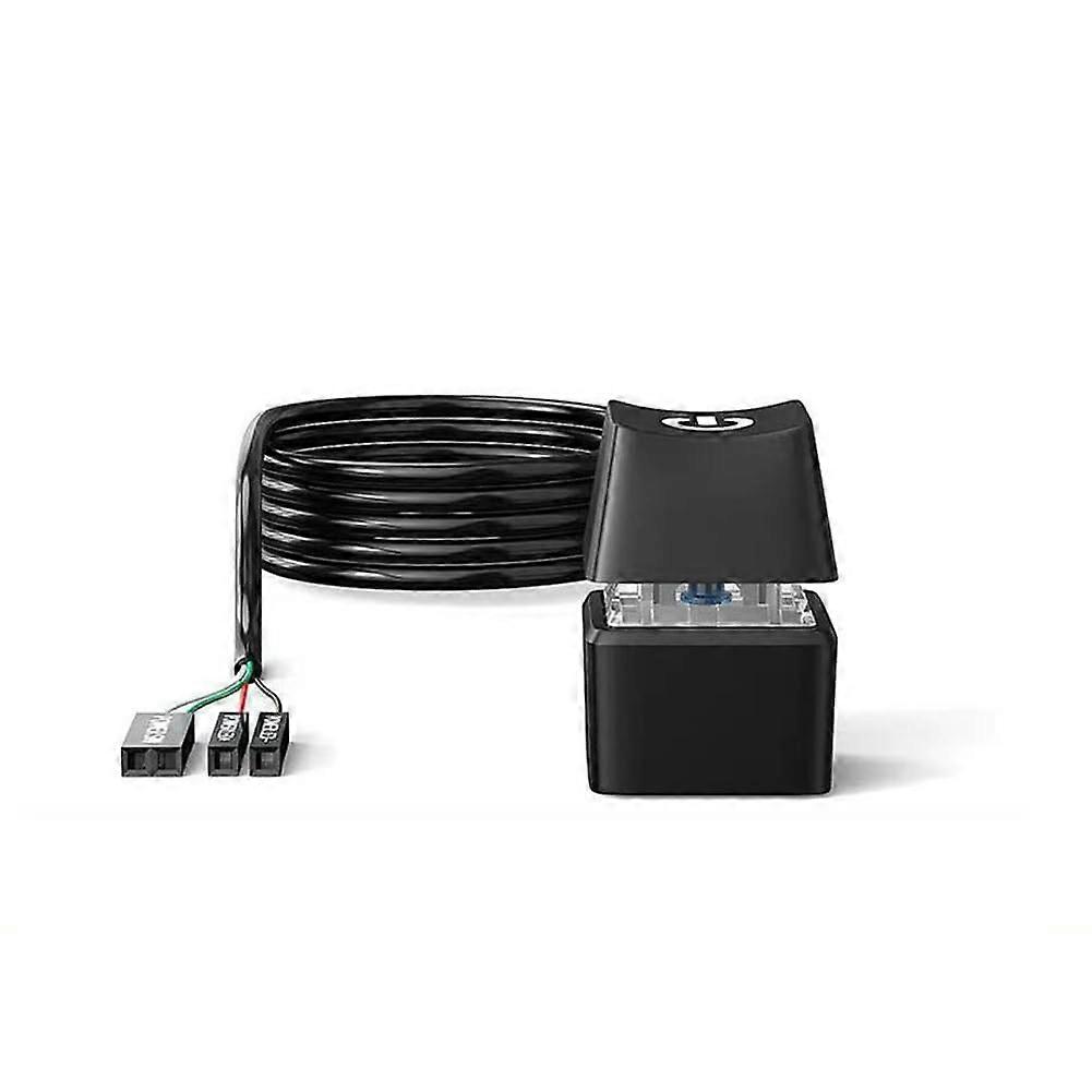 PC Power Switch with LED Light, 1.65M Extension Cable Desktop Computer Power Button for Easy Control