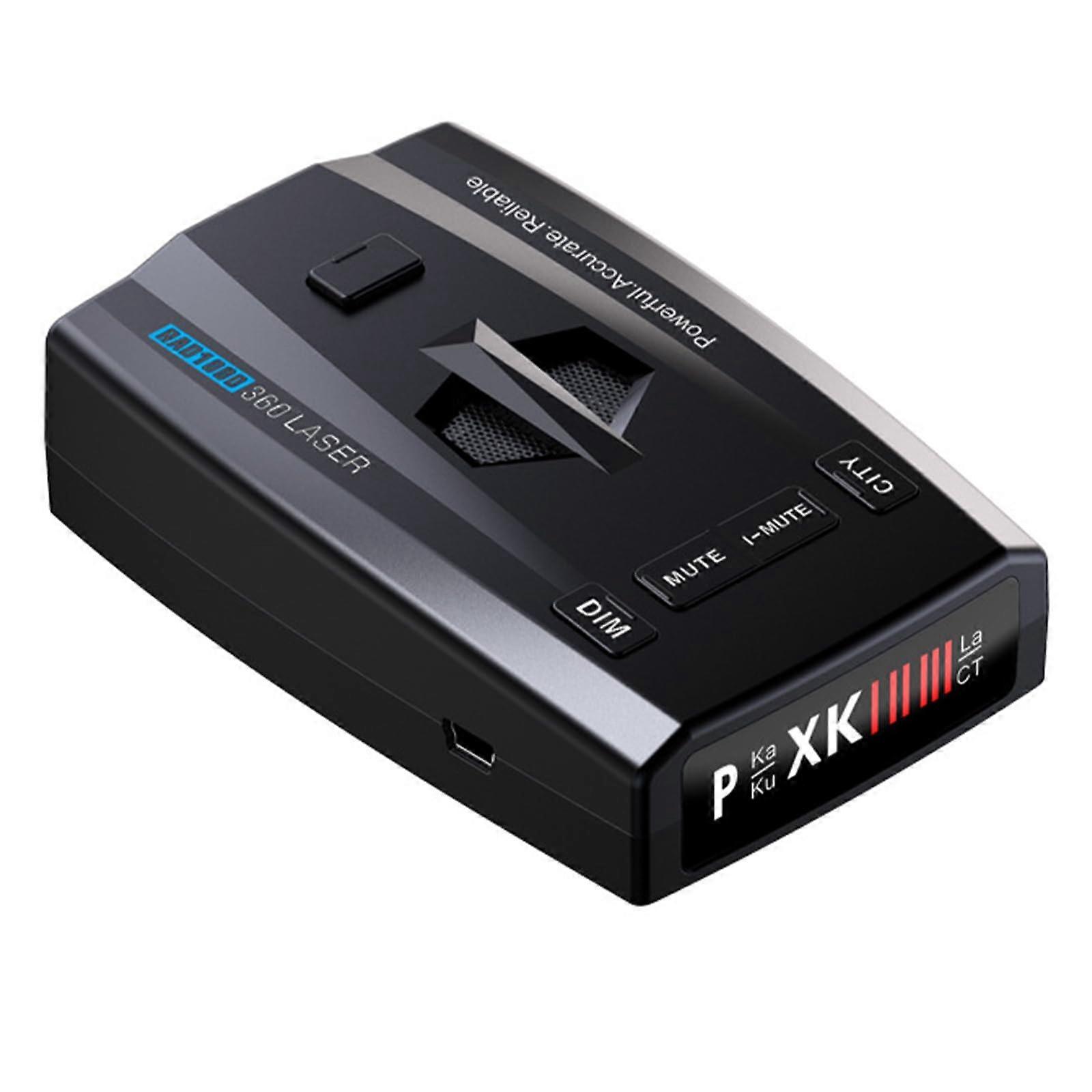 Car Radar Detector with Long Range Detection, False Alarm Filtering, VG2 Immunity, LED Display