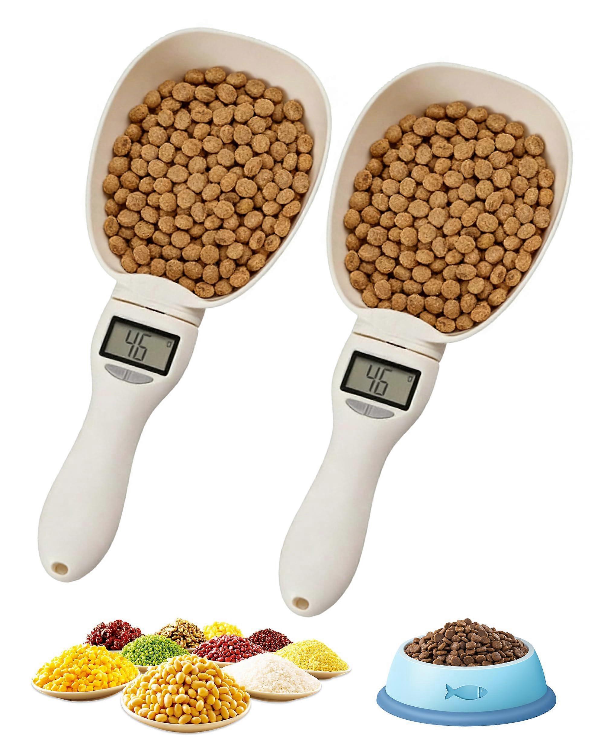 Digital Measuring Spoon with LCD Display, Accurate Electronic Kitchen Scale for Baking and Pet Food