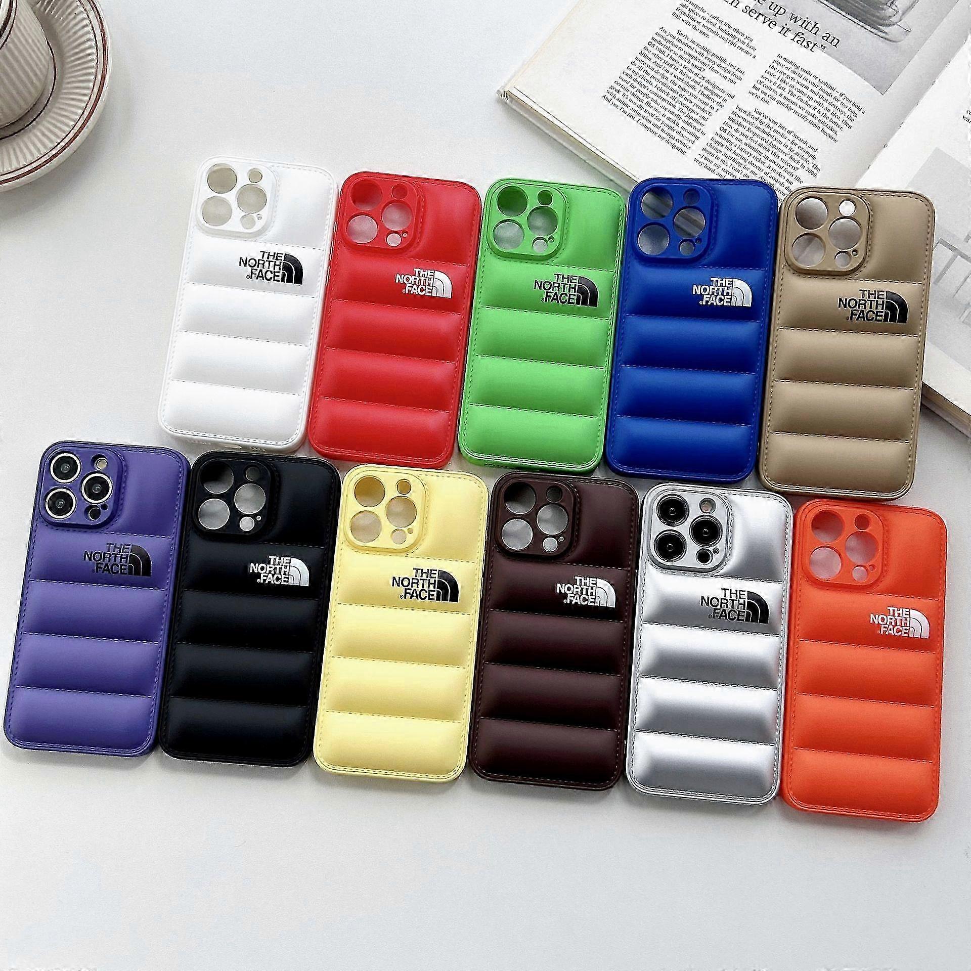 Down jacket series compatible with Apple 16Pro mobile phone case anti-fall