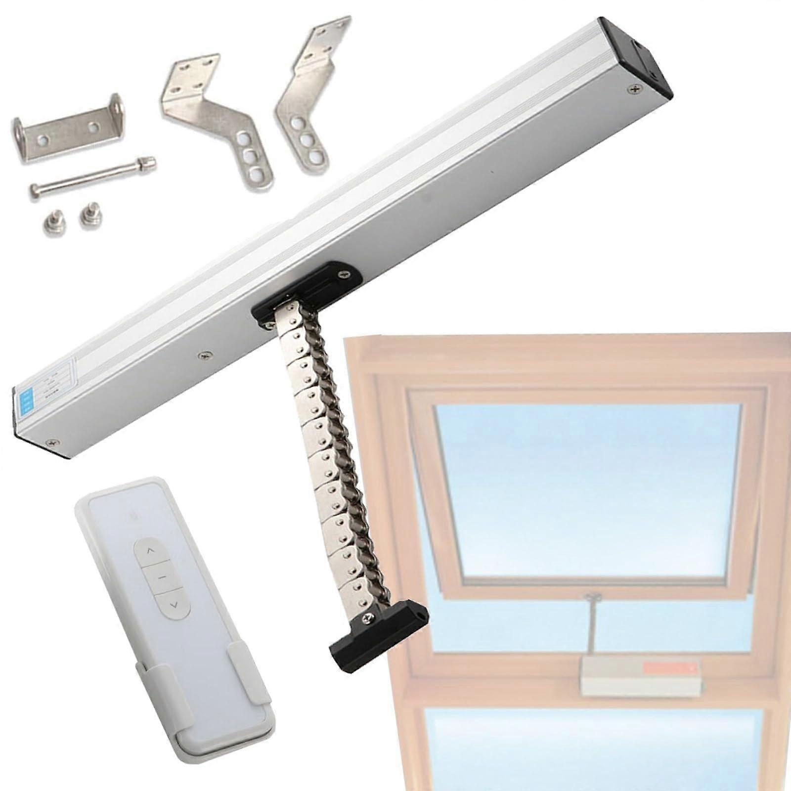 600mm Electric Window Opener with Remote Control, Automatic Rain Sensor and Durable Aluminum Body