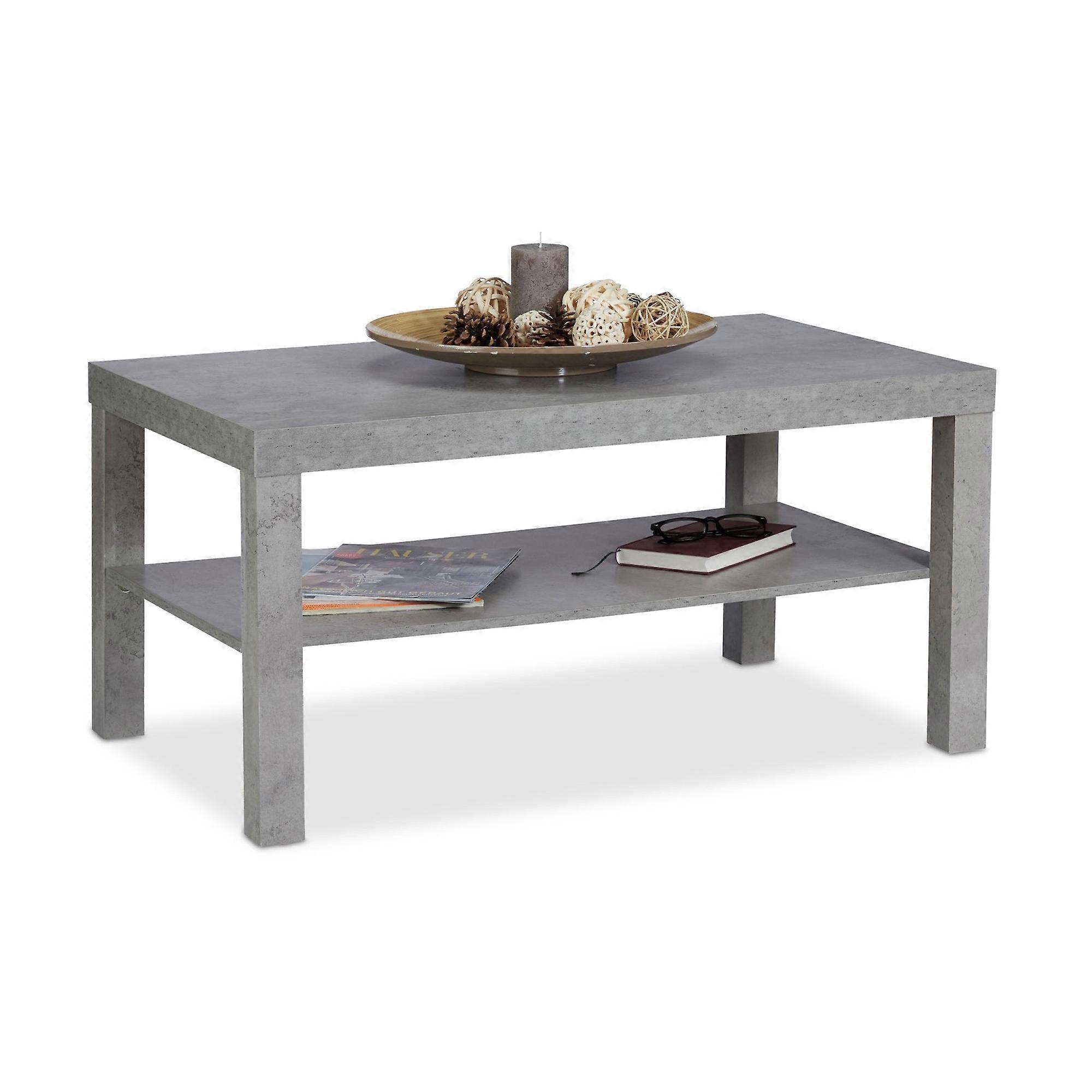 Coffee table in concrete look