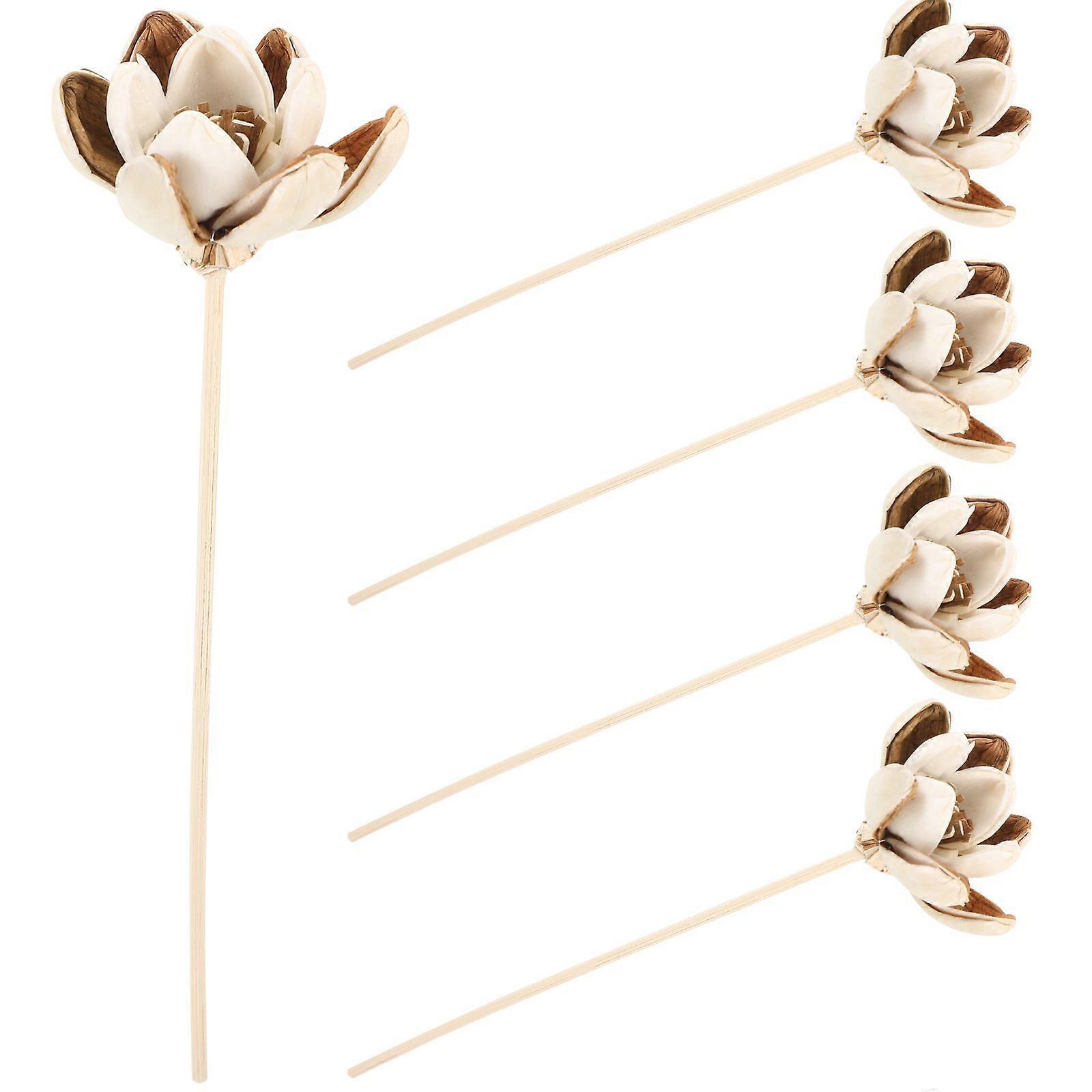 5pcs Aroma Bottle Flower Diffuser Aromatherapy Flower Sticks Flower Diffuser Rods Replacement