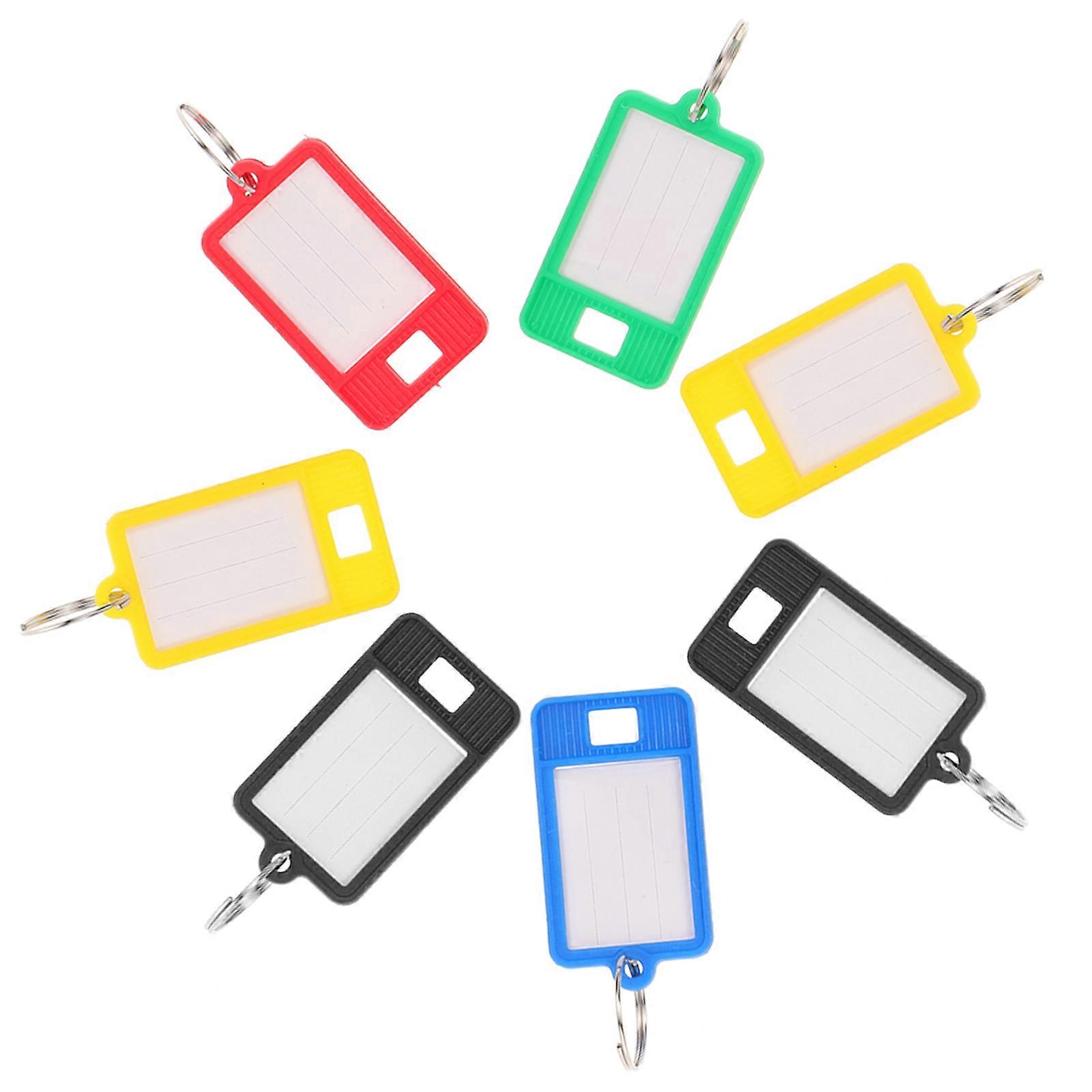 Key Id Tags Plastic Number Tag for Organization 50Pcs Set