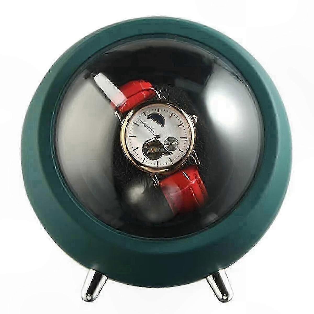 Automatic Watch Winder Box for Compatible Watches (Green)