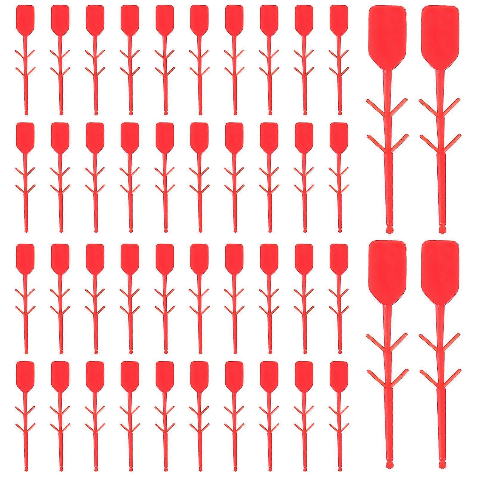 Fire Extinguisher Tamper Seals Plastic Pull Pins for Maintenance 100Pcs Red Set