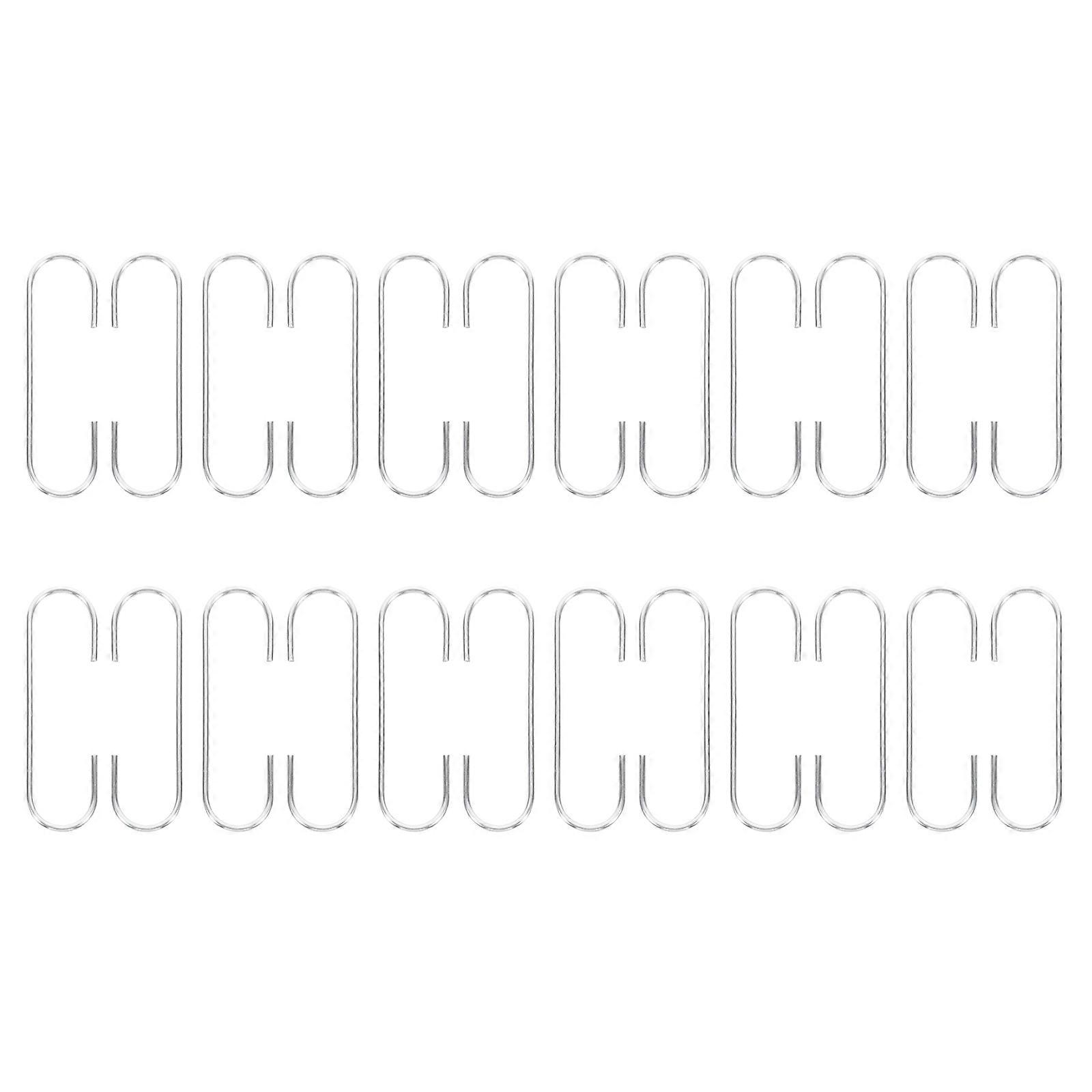 Christmas Tree Hooks Hanging Hooks for Decoration 100Pcs Mini Silver