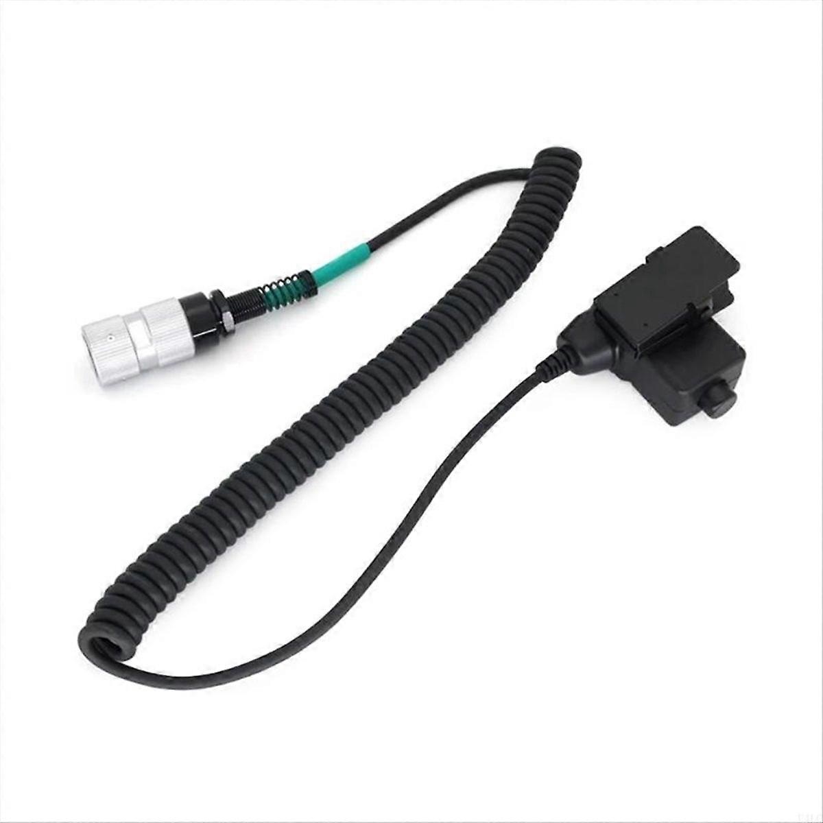 U94 PTT Adapters Push to Talking Button WalkieTalkie Headsets Cable