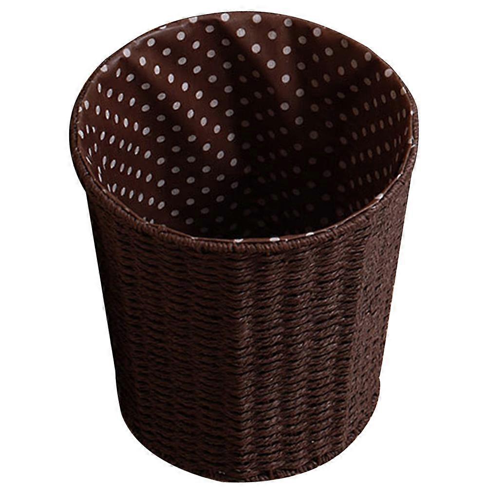 Rattan Waste Basket Multi-Function Storage Basket for Daily Use