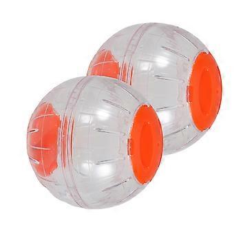 Balle d'exercice pour hamster, balle de course pour petits animaux, 1 pièce, orange