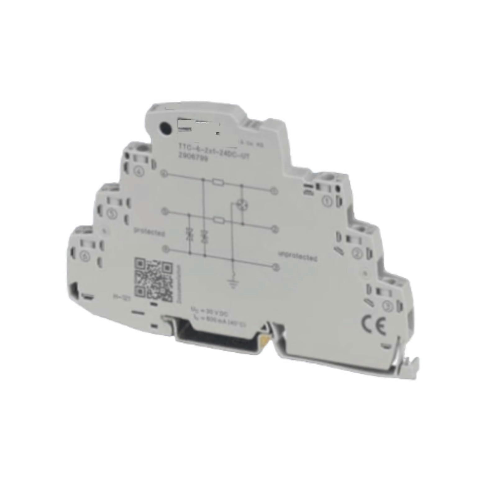 Industrial Surge Protector 24V DC Dual Circuit PanelMount Fast Surge Suppression Module