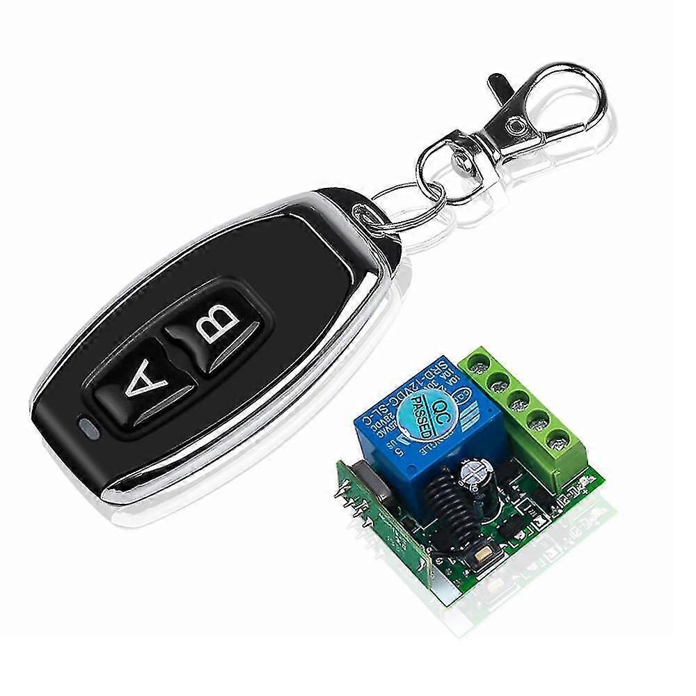 Wireless Remote Control Transmitter Switch With Receiver Module RF 433 MHZ LED Remote Control DC 12V