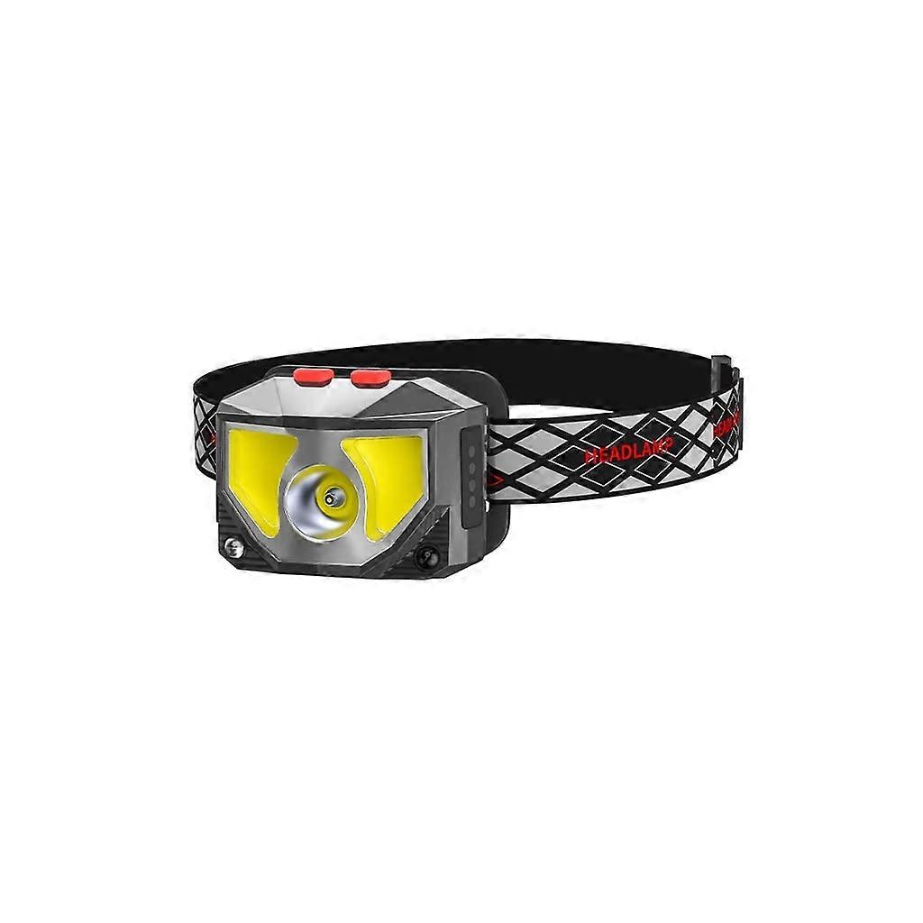 Beekeeping Headlamp with Red and White Dual Light Source, Smart Bee Sensor, Black HeadMounted Design