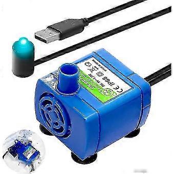 Tauchpumpe für Haustiere, Trinkbrunnenpumpe für Haustiere, Ersatzpumpe mit USB-Anschluss für Katzenbrunnen, zxl